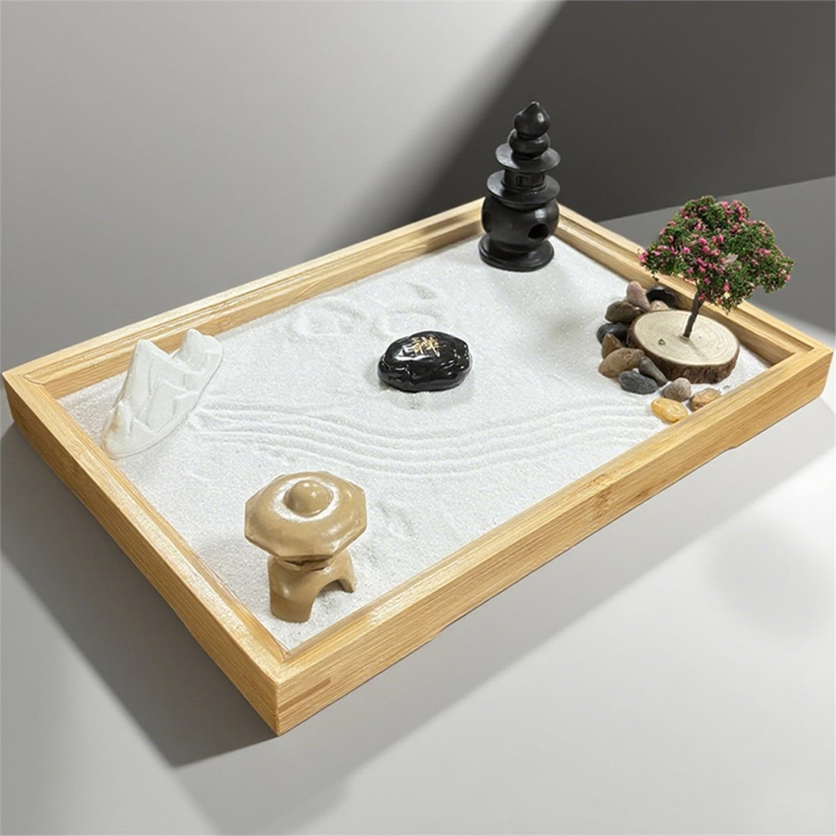 Bonsai Garden With Sand - 618 Mega İndirimli Beyaz Kumlu Japon