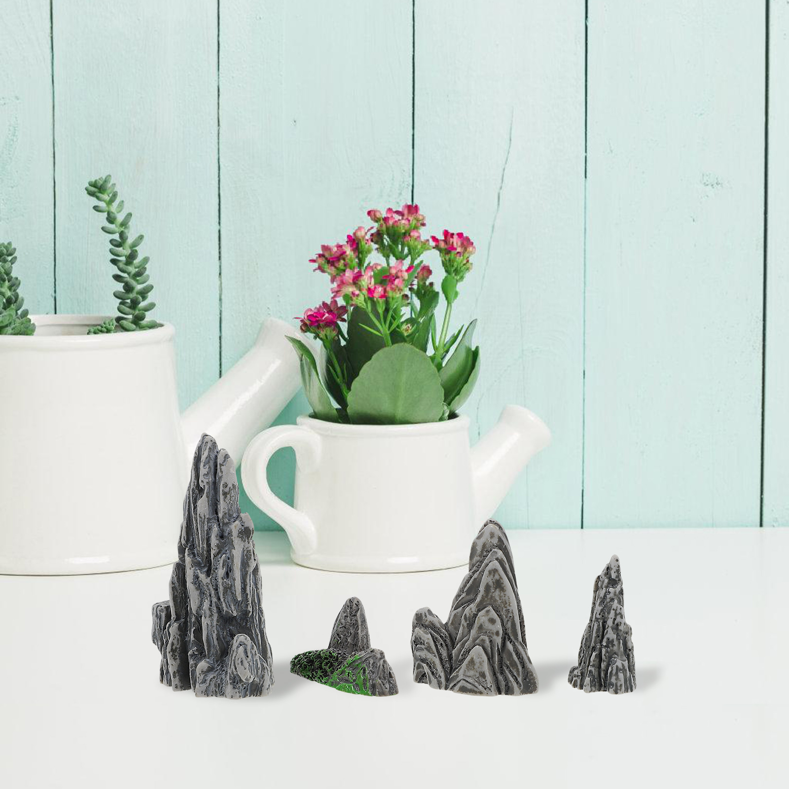 Bonsai Garden With Sand - Minyatür Döşeli Bahçe Bonsai Dekor 4