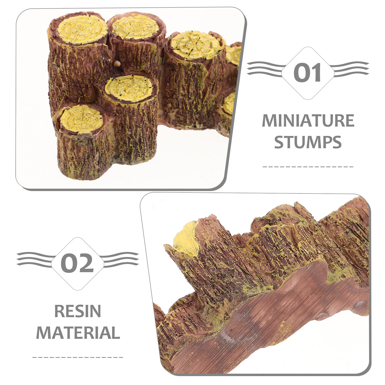 3 Adet Reçine Ağaç Kökü Mikro  - Bonsai Garden With Sand incelemesi ve fiyatı
